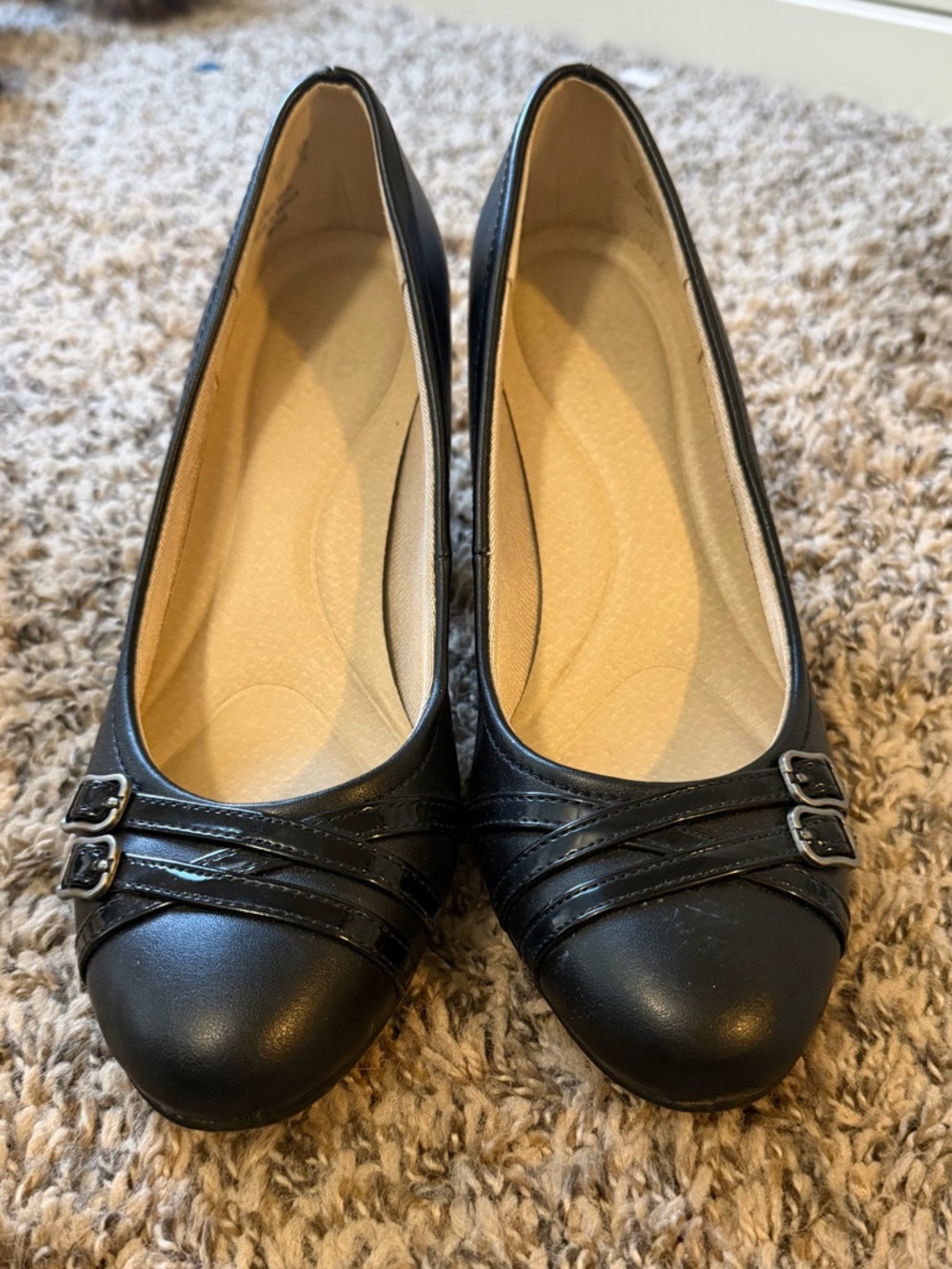 Black Women's Dress heels with Buckle Detail